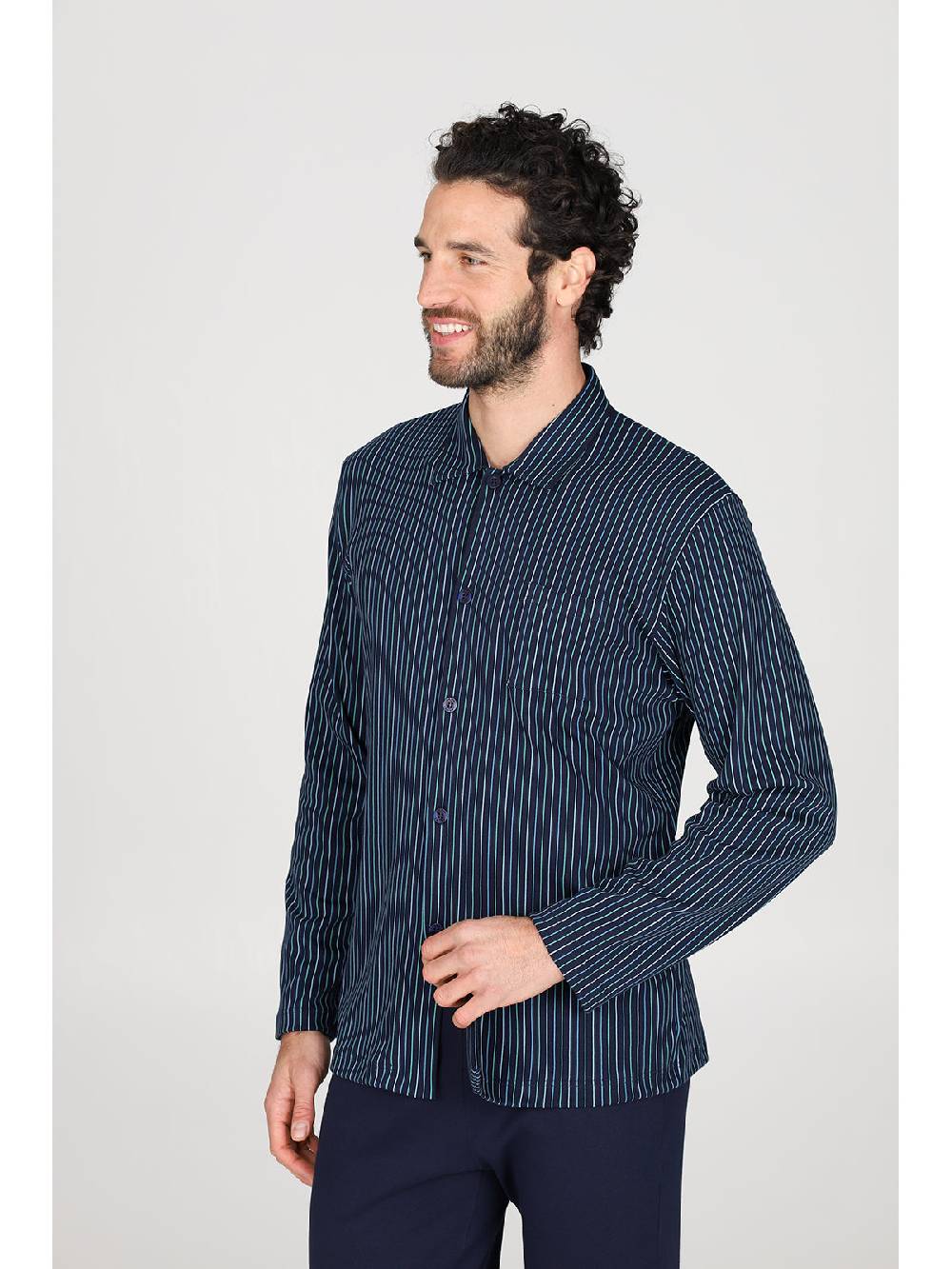 Julipet Pigiama cardigan in caldo interlock di puro cotone Offerte