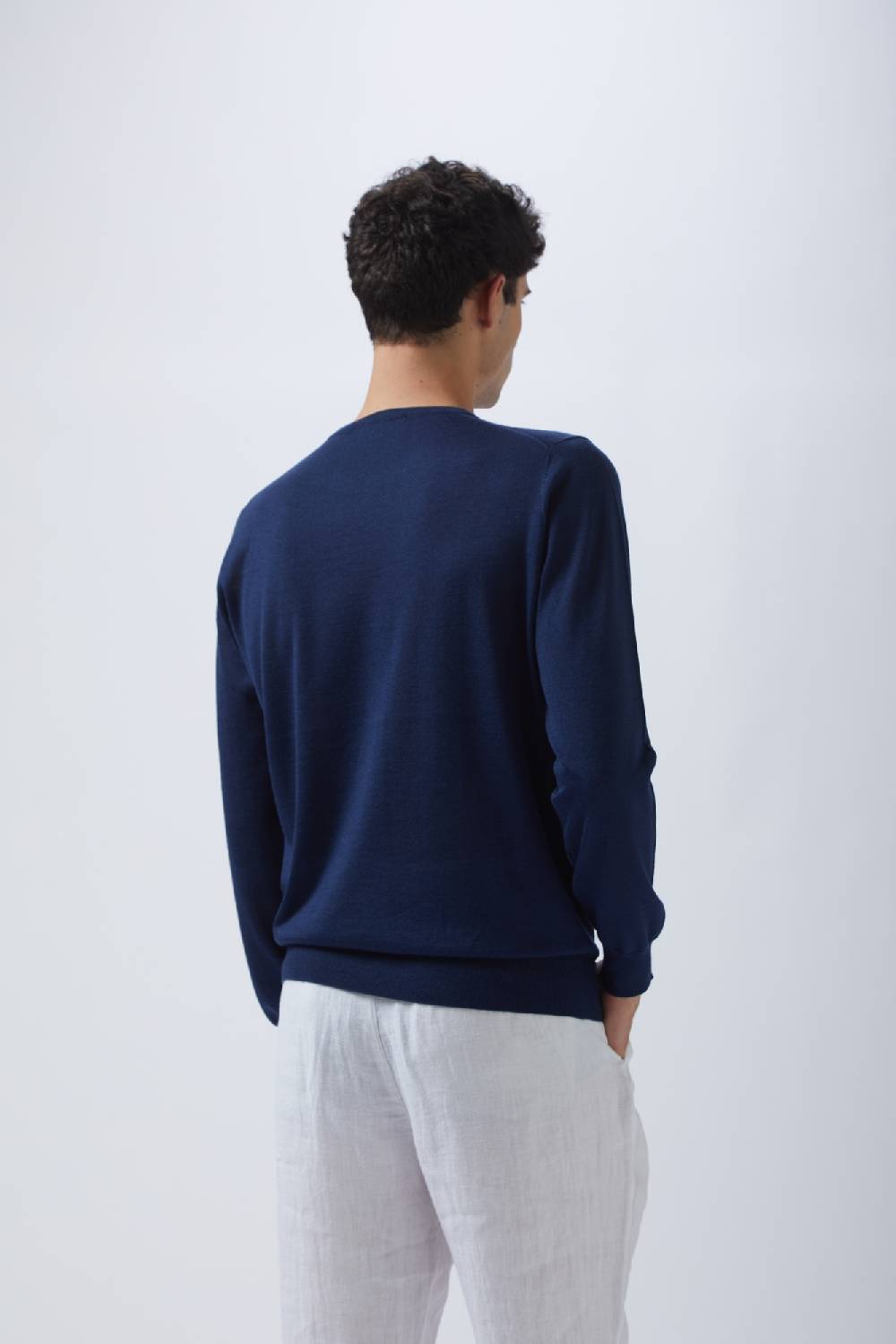 Kangra Cashmere Girocollo Rasato In Cashmere e Seta Presa