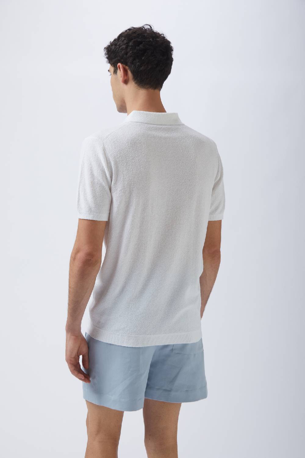 Kangra Cashmere Polo Mezza Manica In Spugnetta Italia