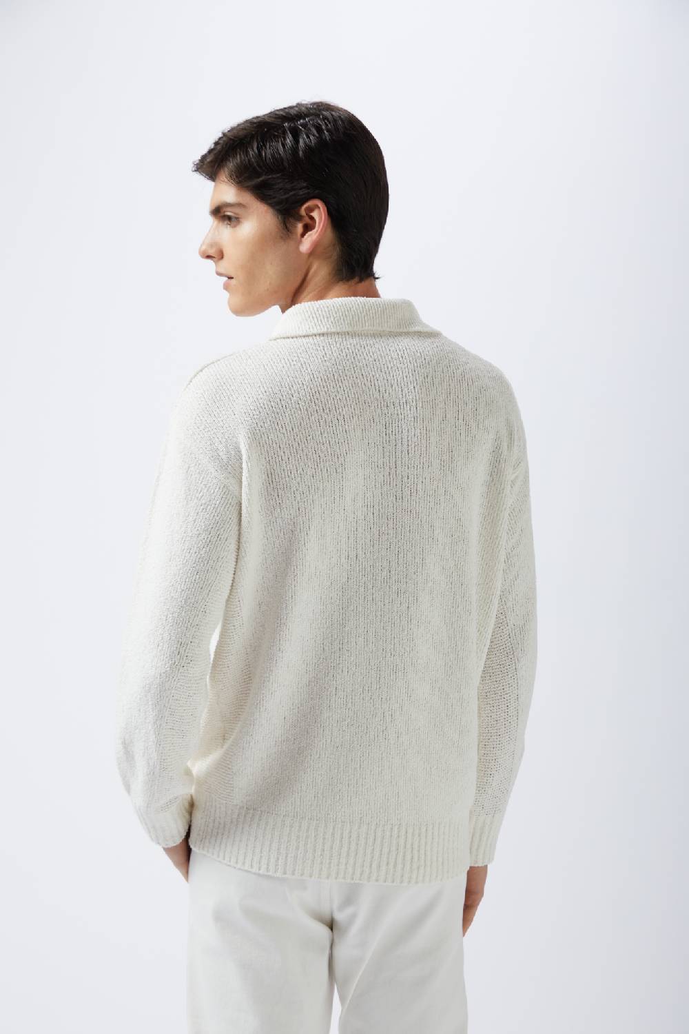 Kangra Cashmere Polo Rasata Con Fianchetti Links Promozione
