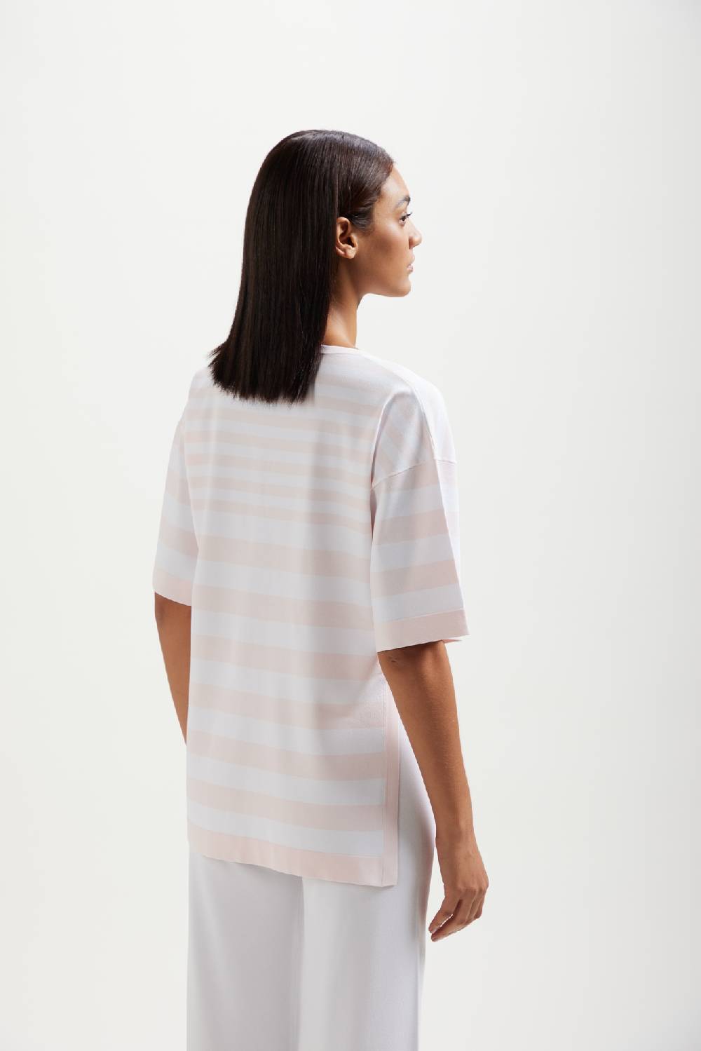 Kangra Cashmere Over Scollo V Rigato Con Spacchi Outlet