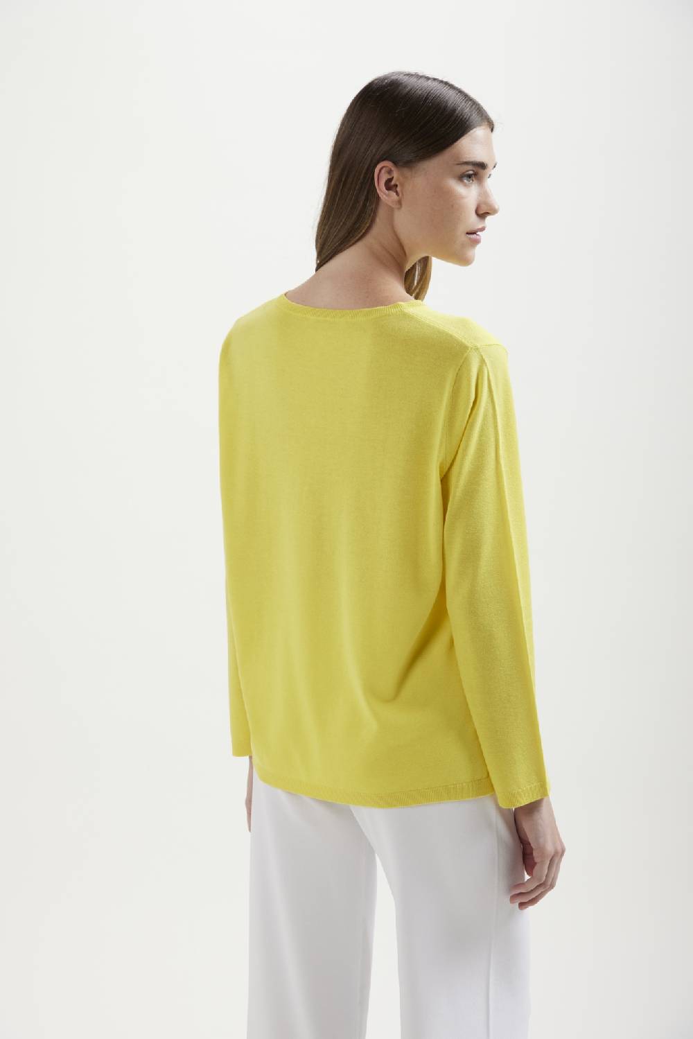 Kangra Cashmere Barchetta Rasata Con Spacchi In Seta e Cashmere Italia