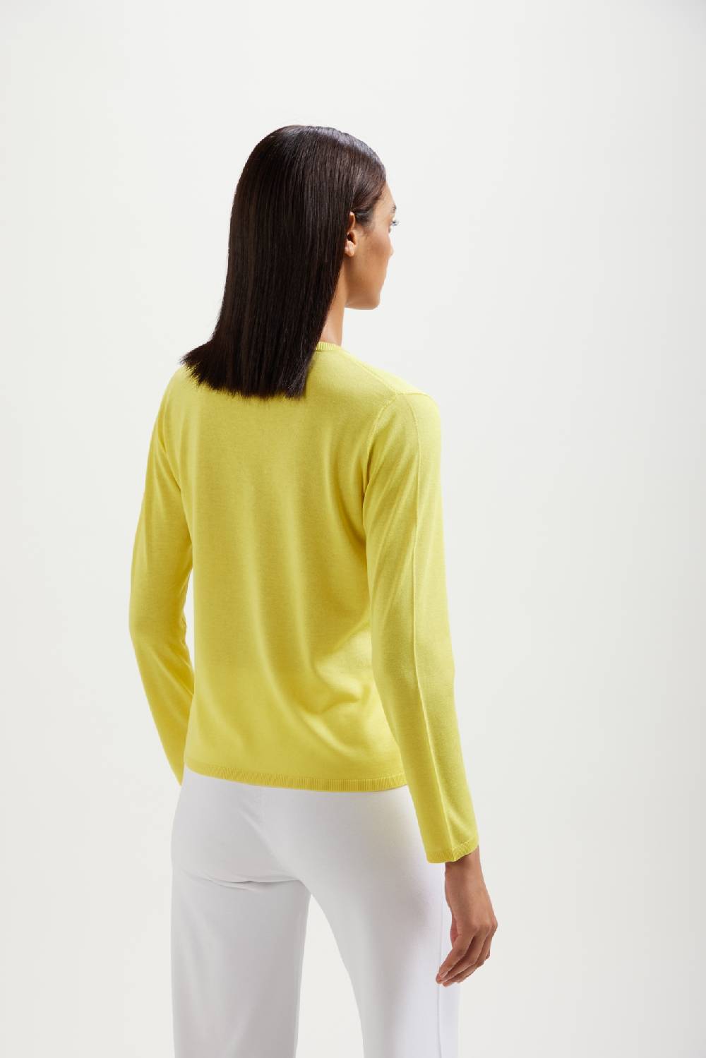 Kangra Cashmere Scollo V Slim Fit Rasato In Seta e Cashmere 2025