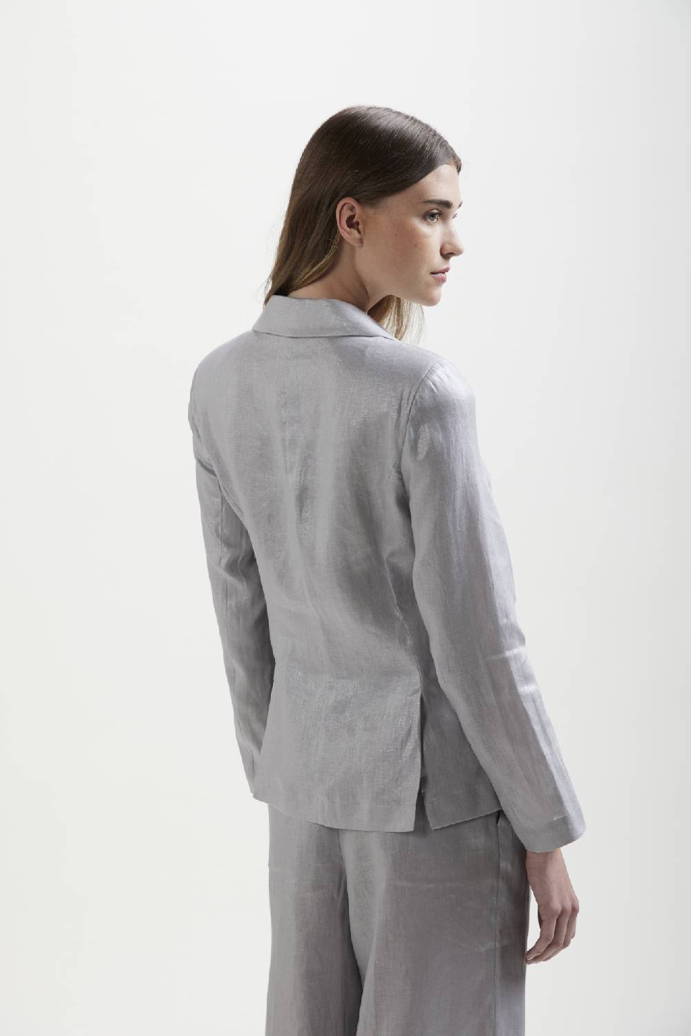 Kangra Cashmere Blazer In Tela Di Lino Con Tasche Bestseller