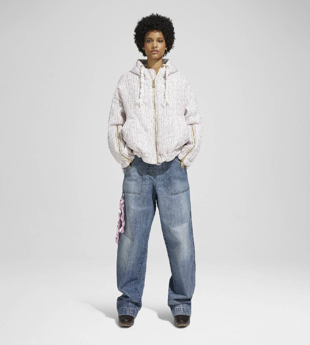 Khrisjoy KHRIS WINDBREAKER TWEED PAILLETTES TRAMÉ Offerta