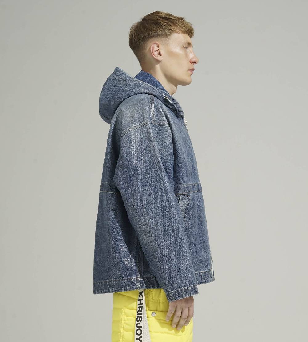 Khrisjoy WINDBREAKER DENIM MEDIUM DENIM Shopping Online
