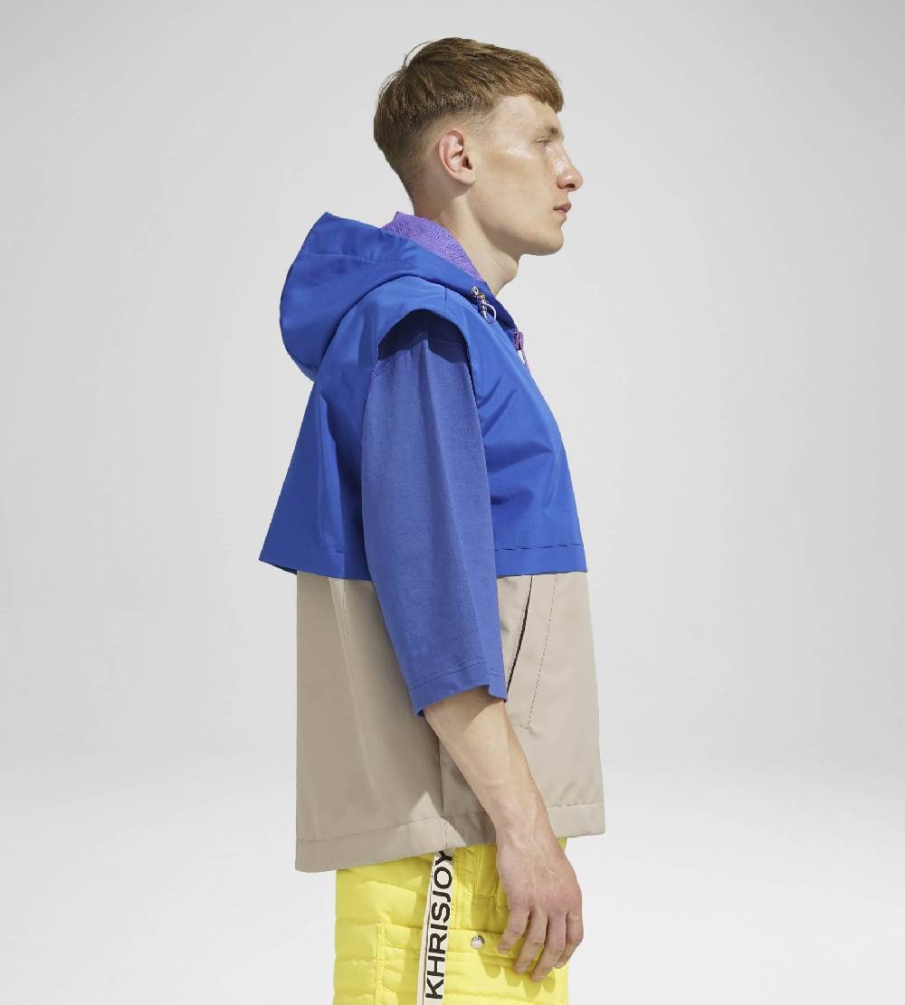 Khrisjoy SHELL WINDBREAKER VEST OVERSEA SAND Novità