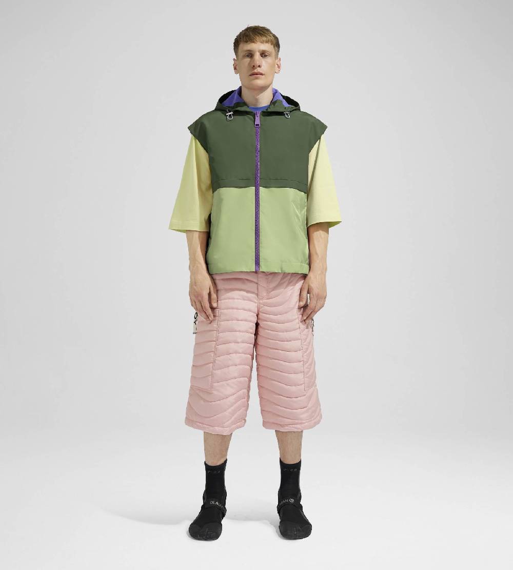 Khrisjoy SHELL WINDBREAKER VEST OLIVE GREEN JADE Presa