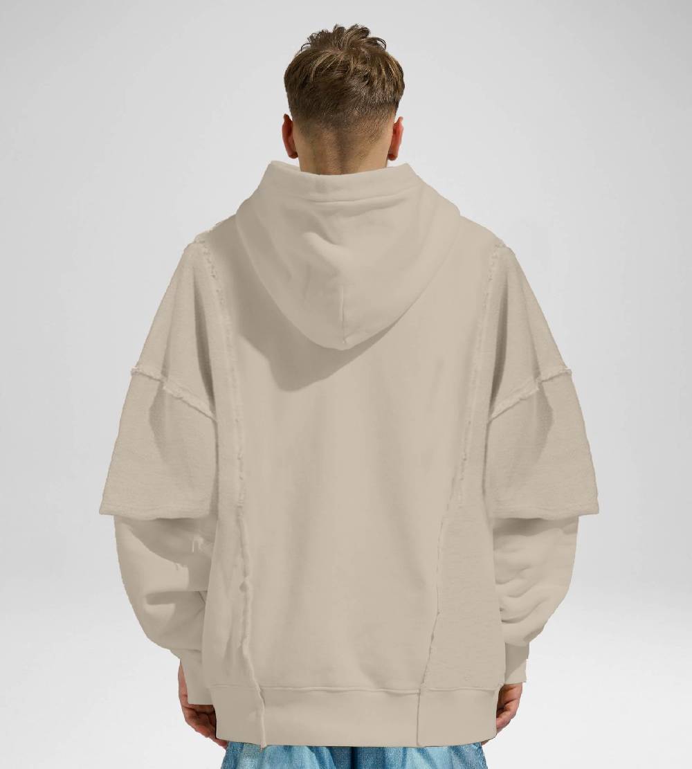Khrisjoy HOODIE DOUBLE POCKETS DESERT Offerta