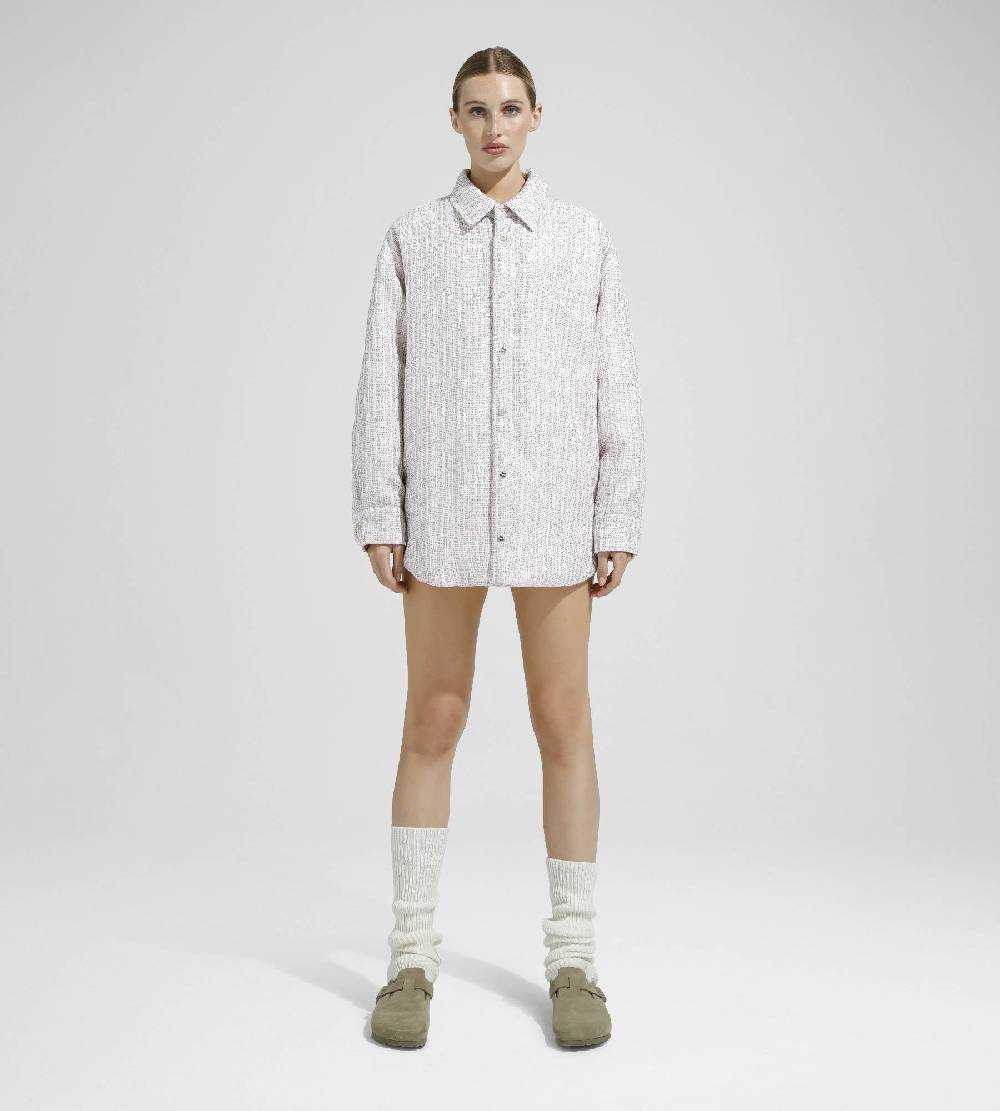 Khrisjoy OVERSIZE SHIRT TWEED PAILLETTES TRAMÉ In Linea