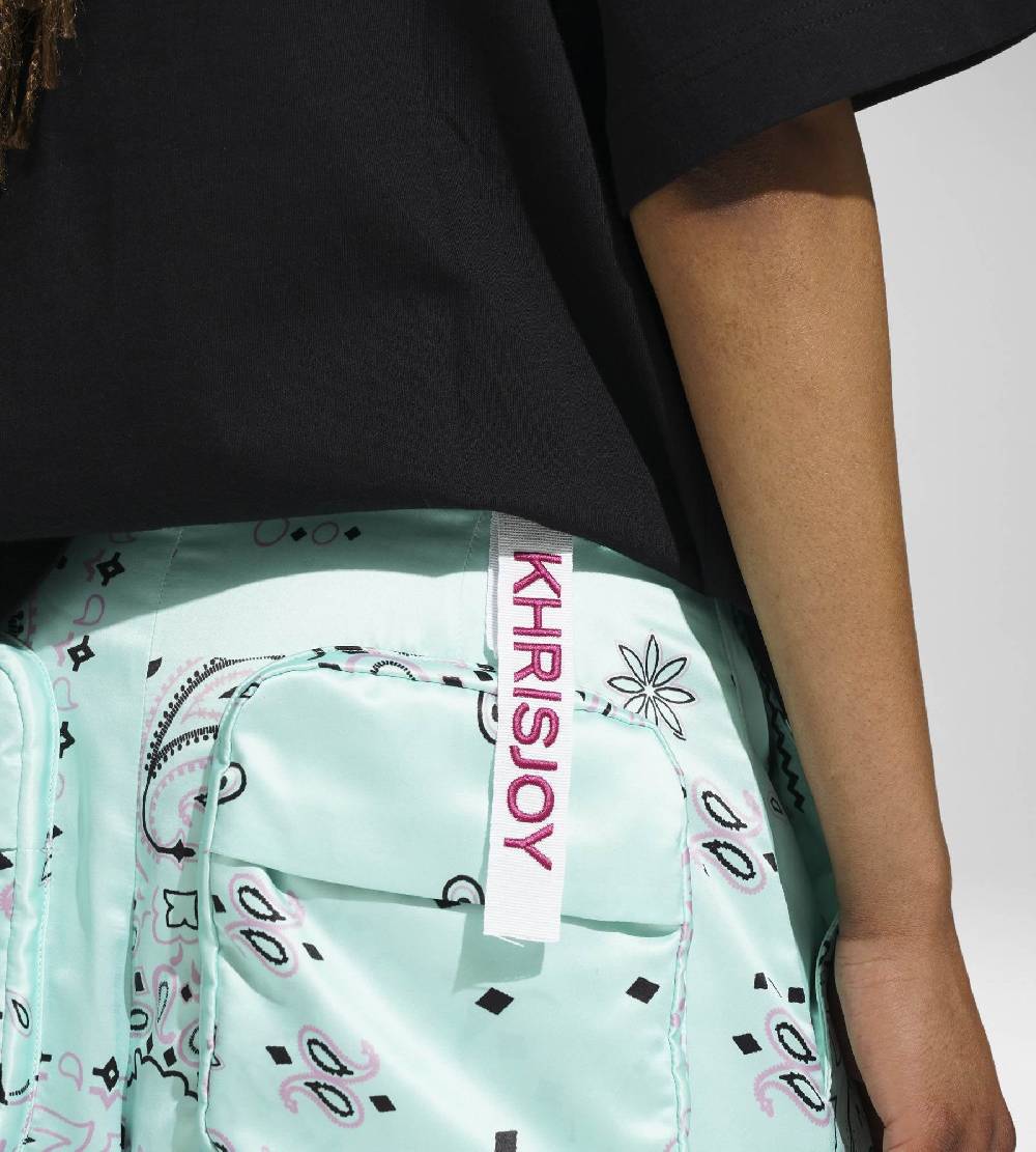 Khrisjoy EYELETS TEE BLACK Spedizione Gratuita