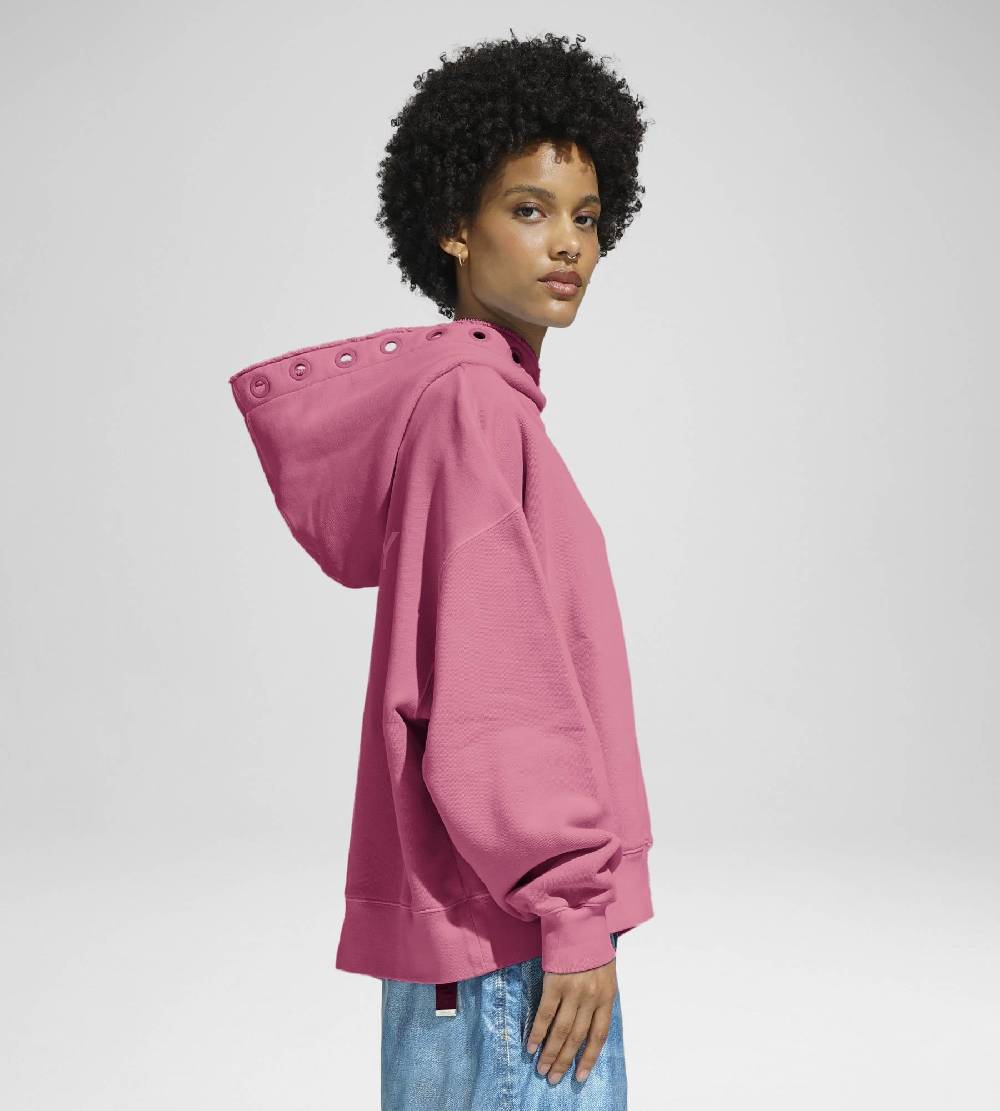 Khrisjoy HOODIE EYELETS CANDY PINK Acquista Ora