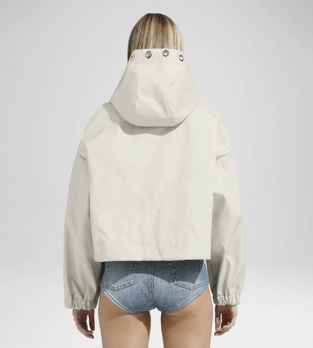 Khrisjoy NEW KHRIS CROP WINDBREAKER DESERT Convenienza