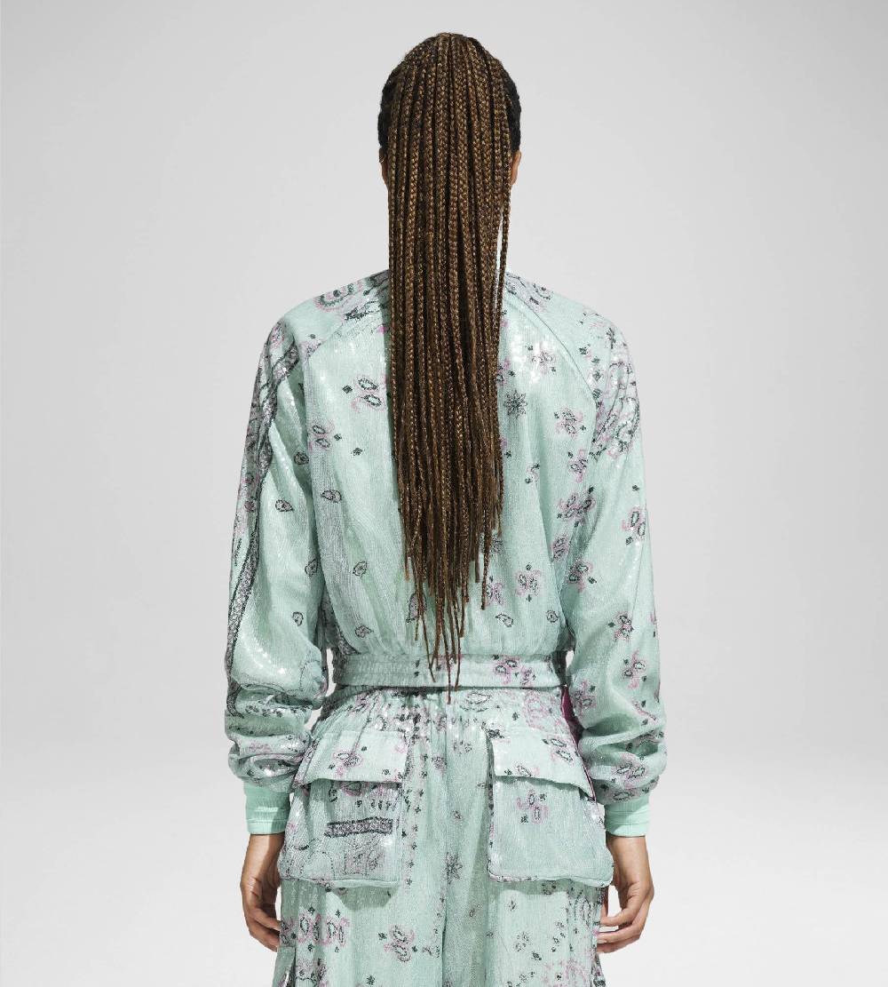 Khrisjoy TRACK JACKET PAILLETTES BANDANA AFTER EIGHT In Vendita