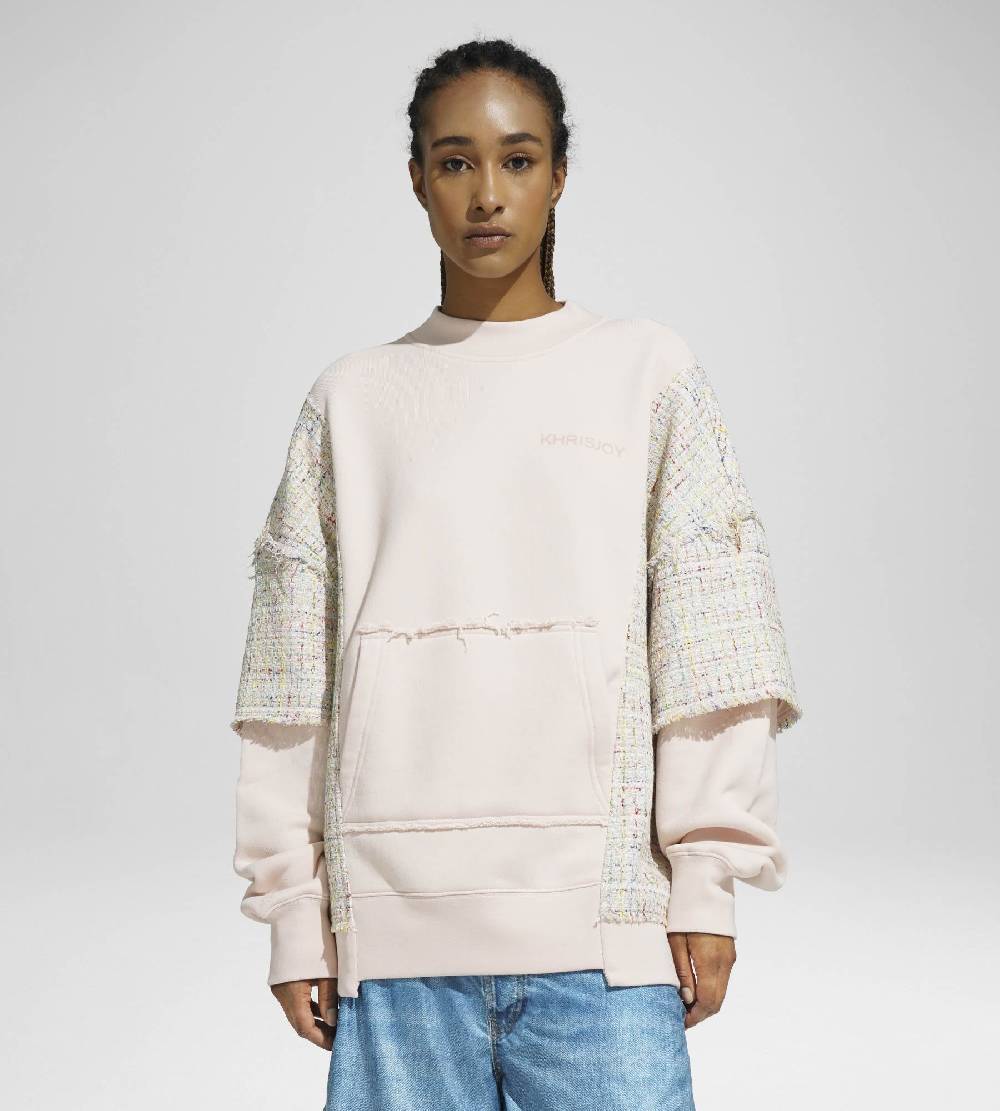 Khrisjoy TWEED CREWNECK CONFETTI Vendita Economica