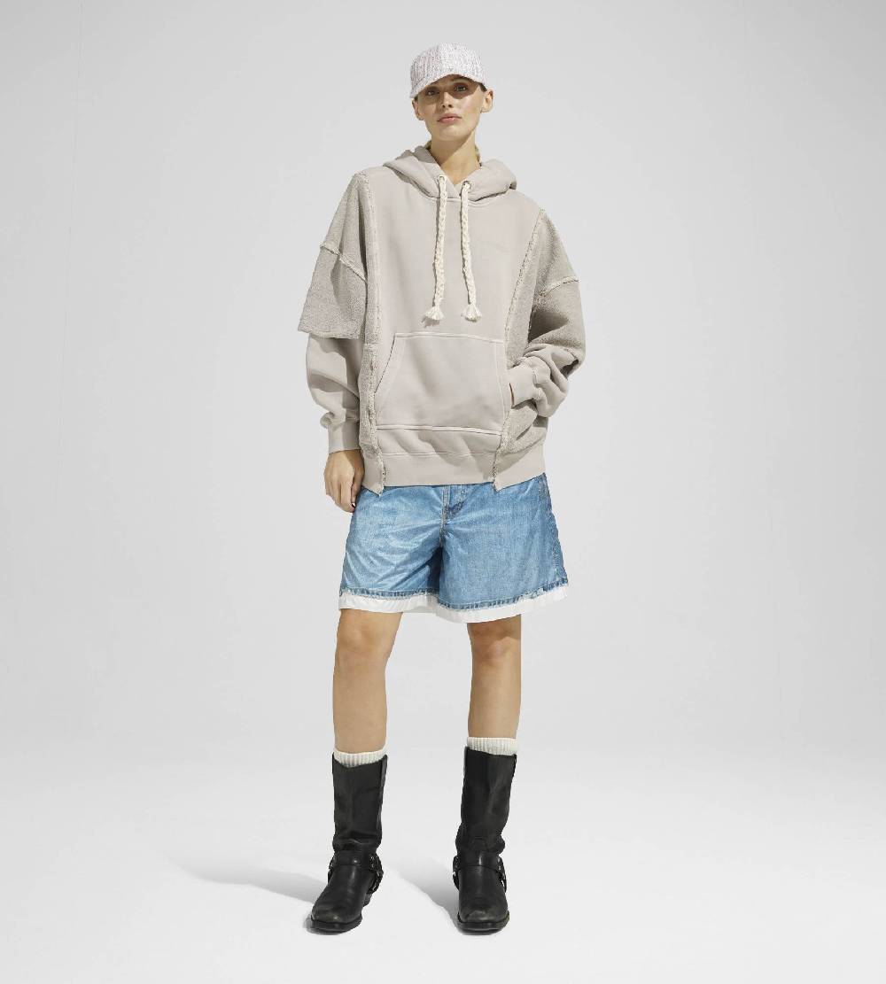 Khrisjoy HOODIE DOUBLE POCKETS DESERT Saldi Di Fabbrica