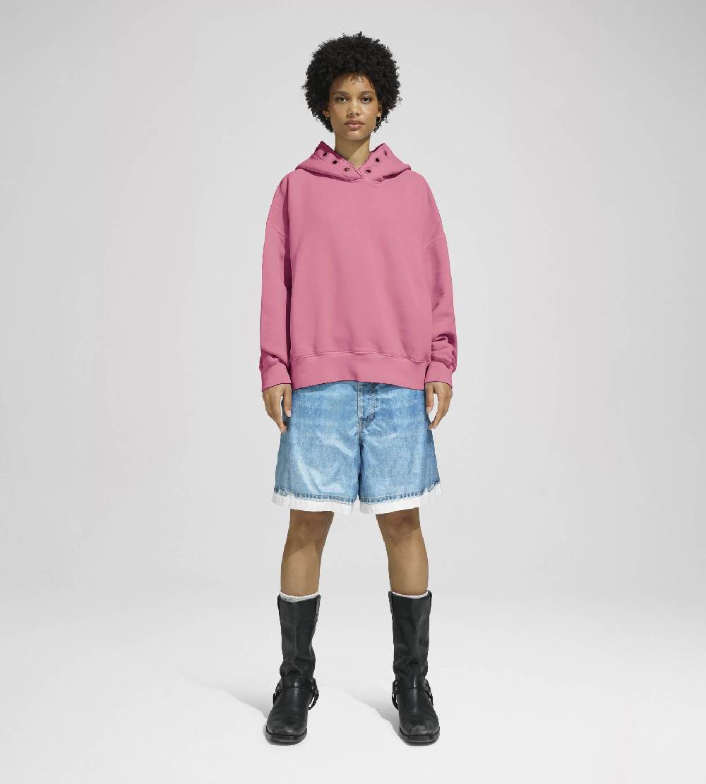 Khrisjoy HOODIE EYELETS CANDY PINK Vendite Flash
