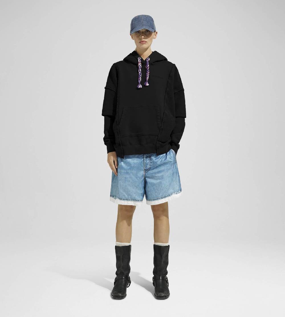 Khrisjoy HOODIE DOUBLE POCKETS BLACK Acquista Ora