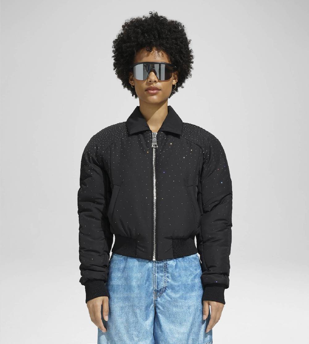 Khrisjoy JIM BOMBER STRASS BLACK Fino Al -60%