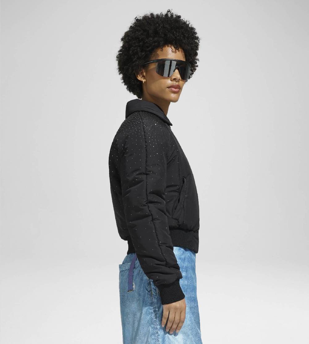 Khrisjoy JIM BOMBER STRASS BLACK Fino Al -60%