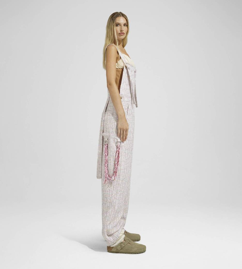 Khrisjoy SALOPETTE TWEED PAILLETTES TRAMÉ Prezzo Ridotto