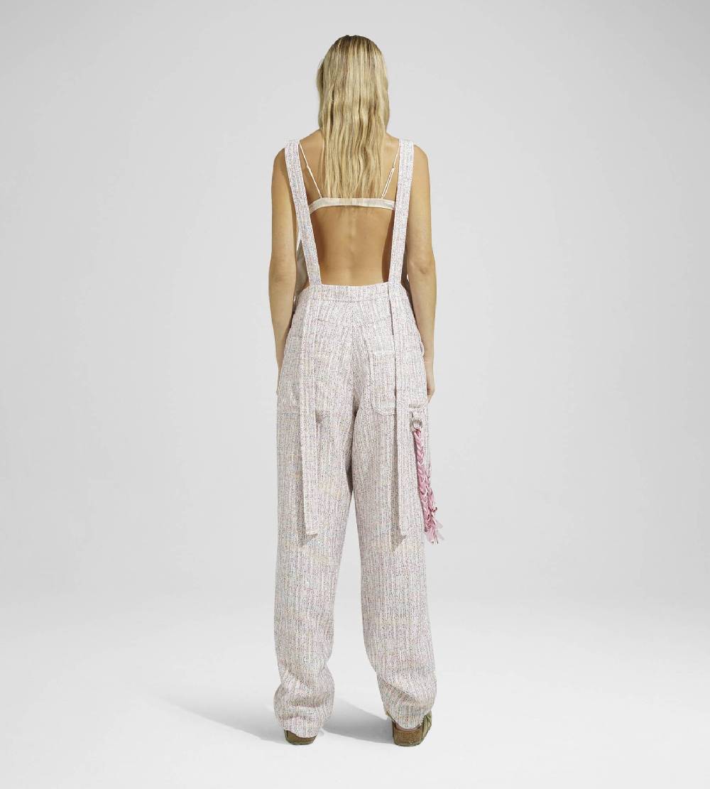 Khrisjoy SALOPETTE TWEED PAILLETTES TRAMÉ Prezzo Ridotto