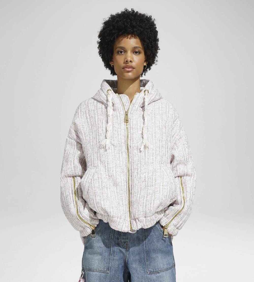Khrisjoy KHRIS WINDBREAKER TWEED PAILLETTES TRAMÉ Novità