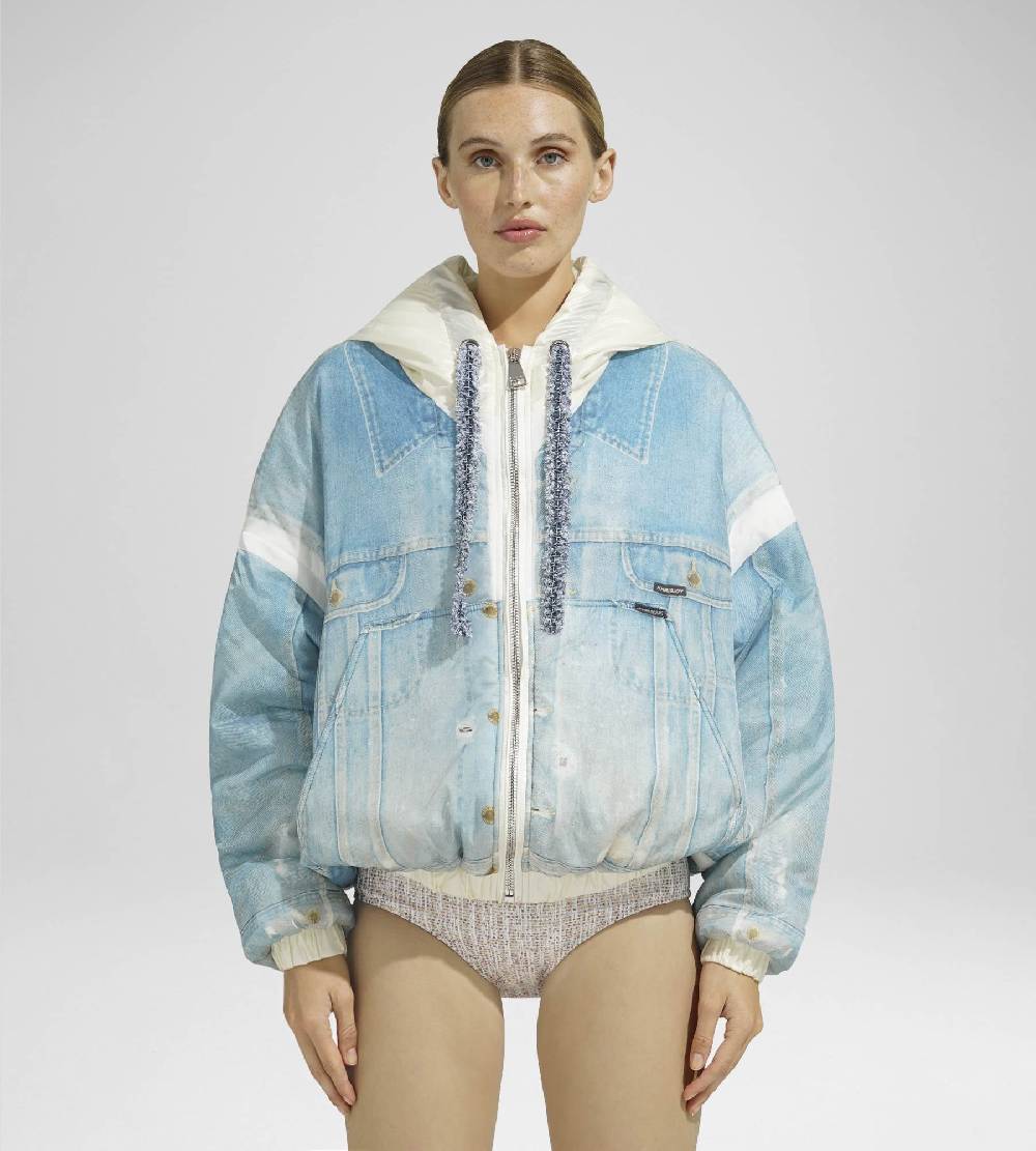 Khrisjoy PUFF HOODIE PRINT DENIM MEDIUM DENIM Hotsell