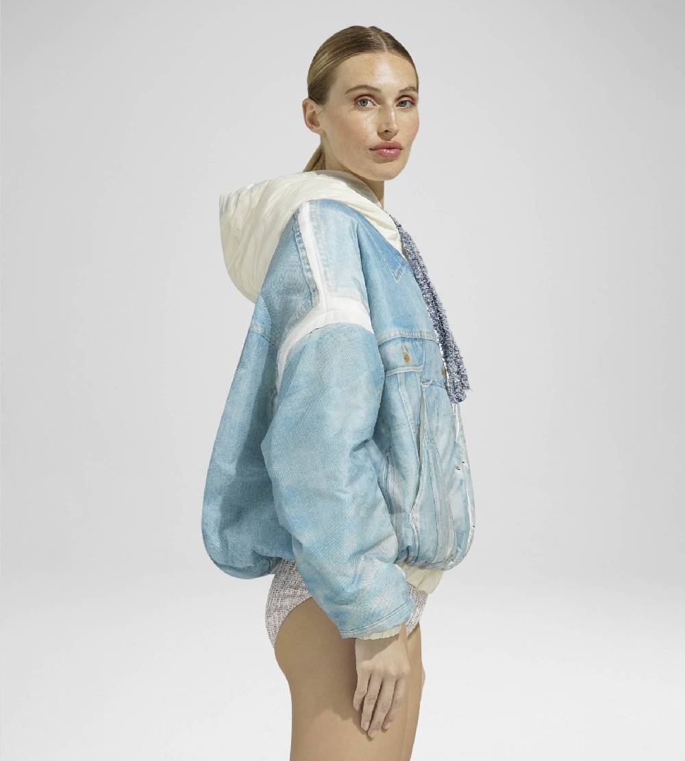 Khrisjoy PUFF HOODIE PRINT DENIM MEDIUM DENIM Hotsell