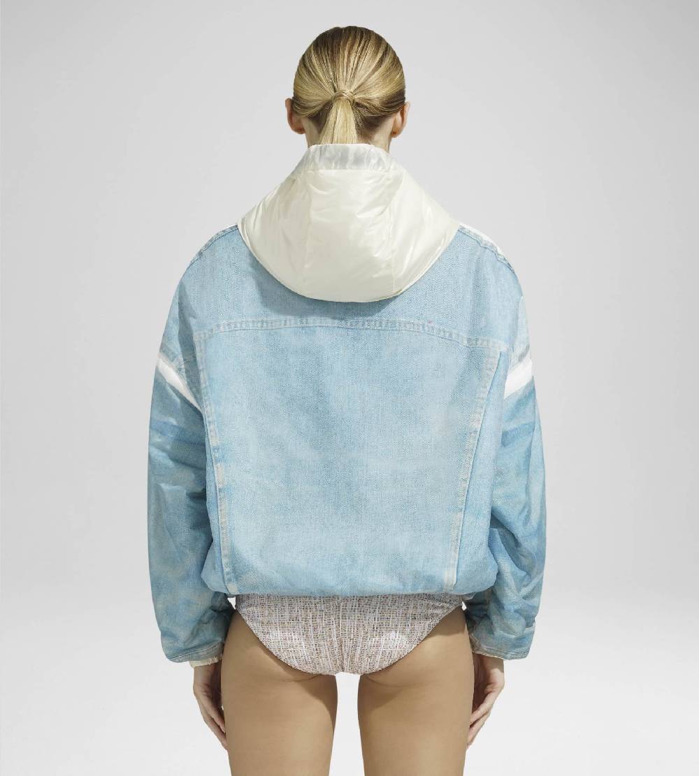 Khrisjoy PUFF HOODIE PRINT DENIM MEDIUM DENIM Hotsell