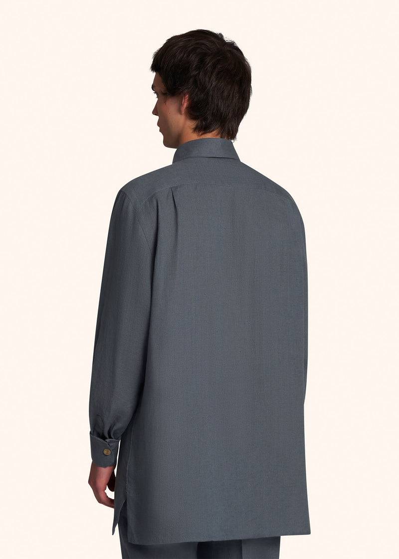 Kiton AAL - CAMICIA SPORT LINO UMC016H0883815 Convenienza