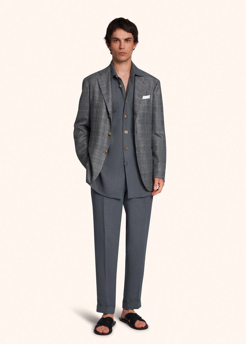 Kiton AAL - CAMICIA SPORT LINO UMC016H0883815 Convenienza