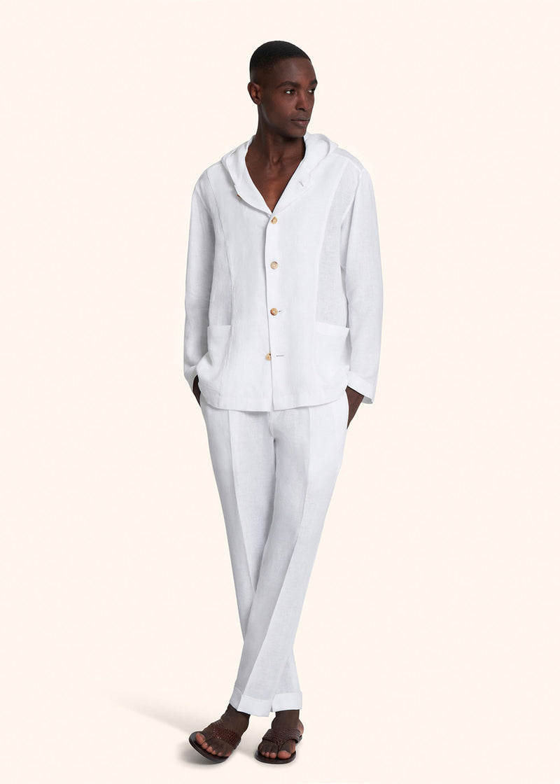 Kiton LUCA - FELPA C/CAPPUCCIO LINO UMCLUCAH0883801 Presa