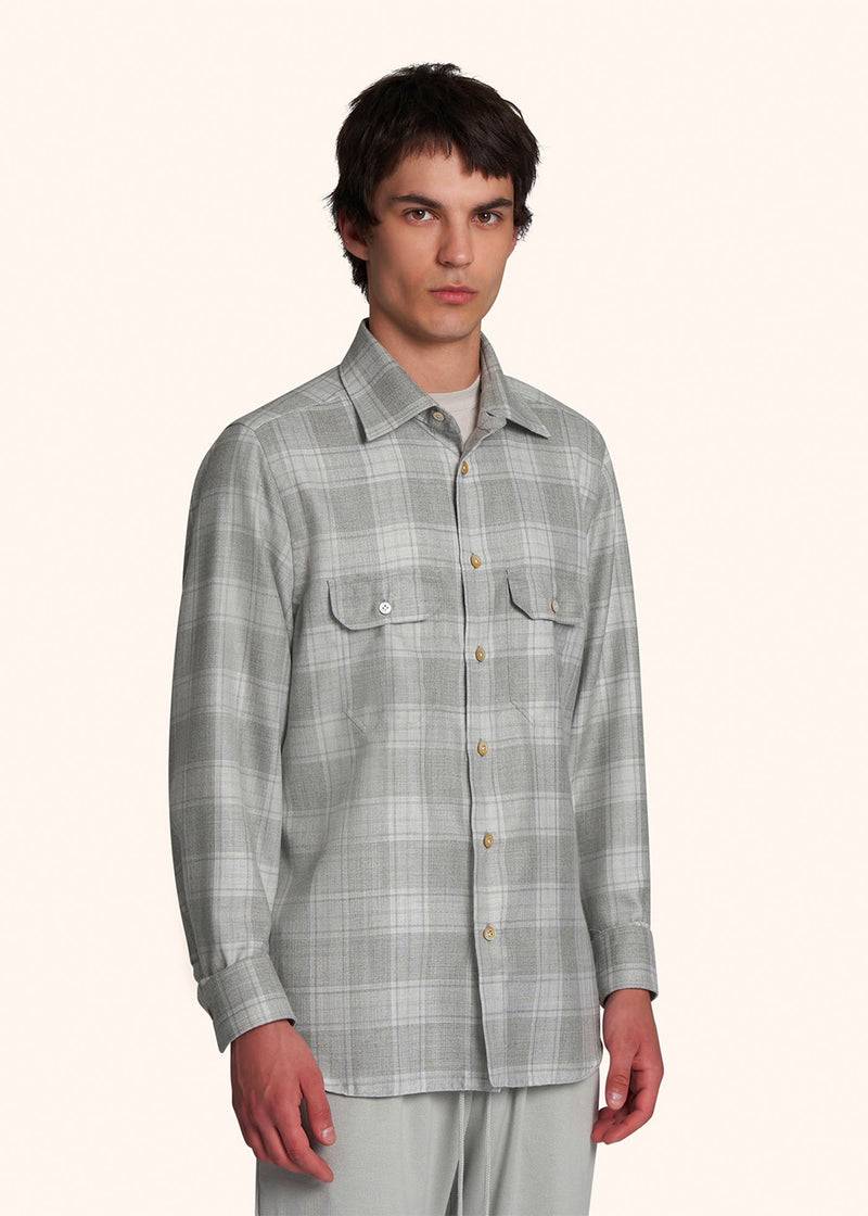 Kiton CAMICIA CASHMERE UCWMK0614C01 In Vendita