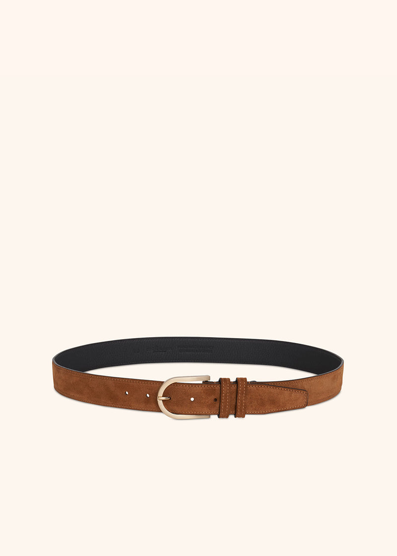 Kiton CINTURA Calfskin USC185ON0013917 Qualità