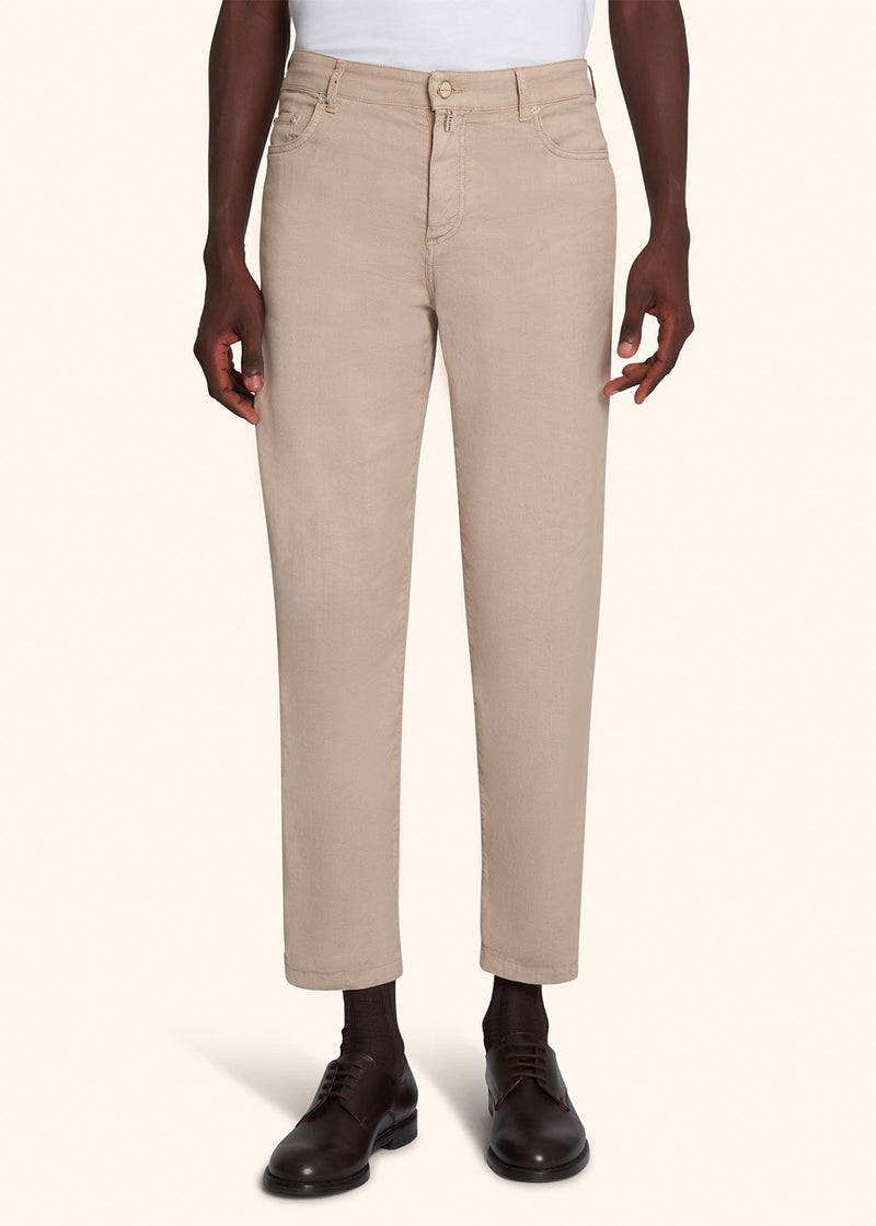 Kiton PANTALONI LINO UPNCARK0612D02 Saldi