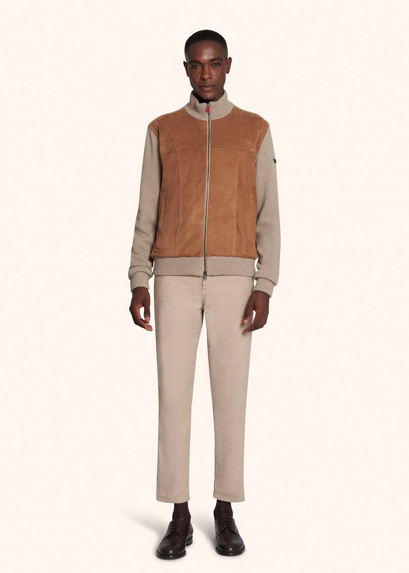 Kiton PANTALONI LINO UPNCARK0612D02 Saldi