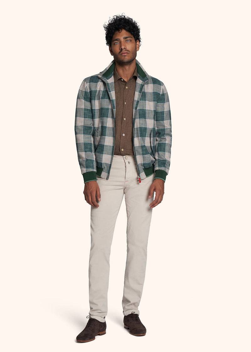 Kiton PANTALONI COTONE UPNJSMJ0738B04 Vendita Calda