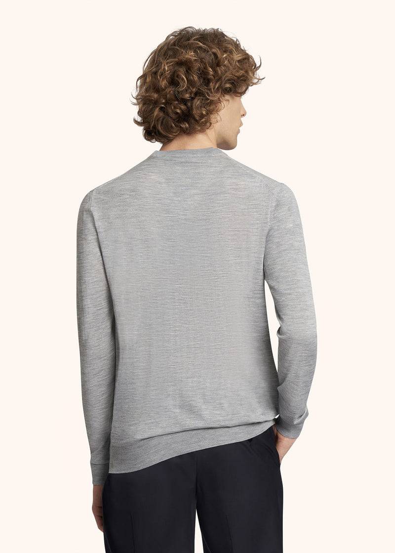 Kiton MAGLIA SCOLLO V LANA UK8651000 Nuovo