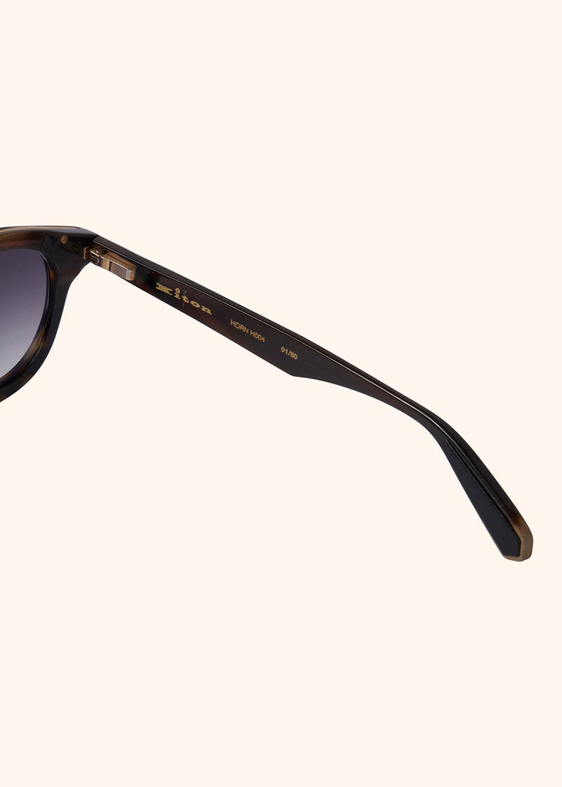 Kiton PATHOS - OCCHIALI IN CORNO UOC003H4 Promozione
