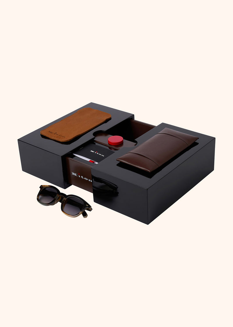 Kiton PATHOS - OCCHIALI IN CORNO UOC003H4 Promozione
