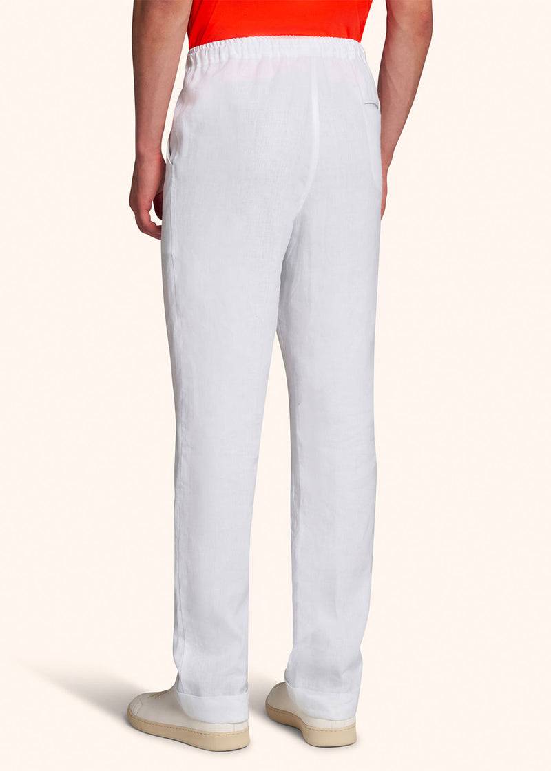 Kiton PANTALONI LINO UPSHORLK06S9801 Negozi Online