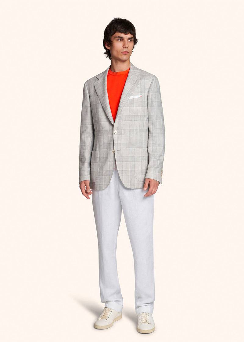 Kiton PANTALONI LINO UPSHORLK06S9801 Negozi Online