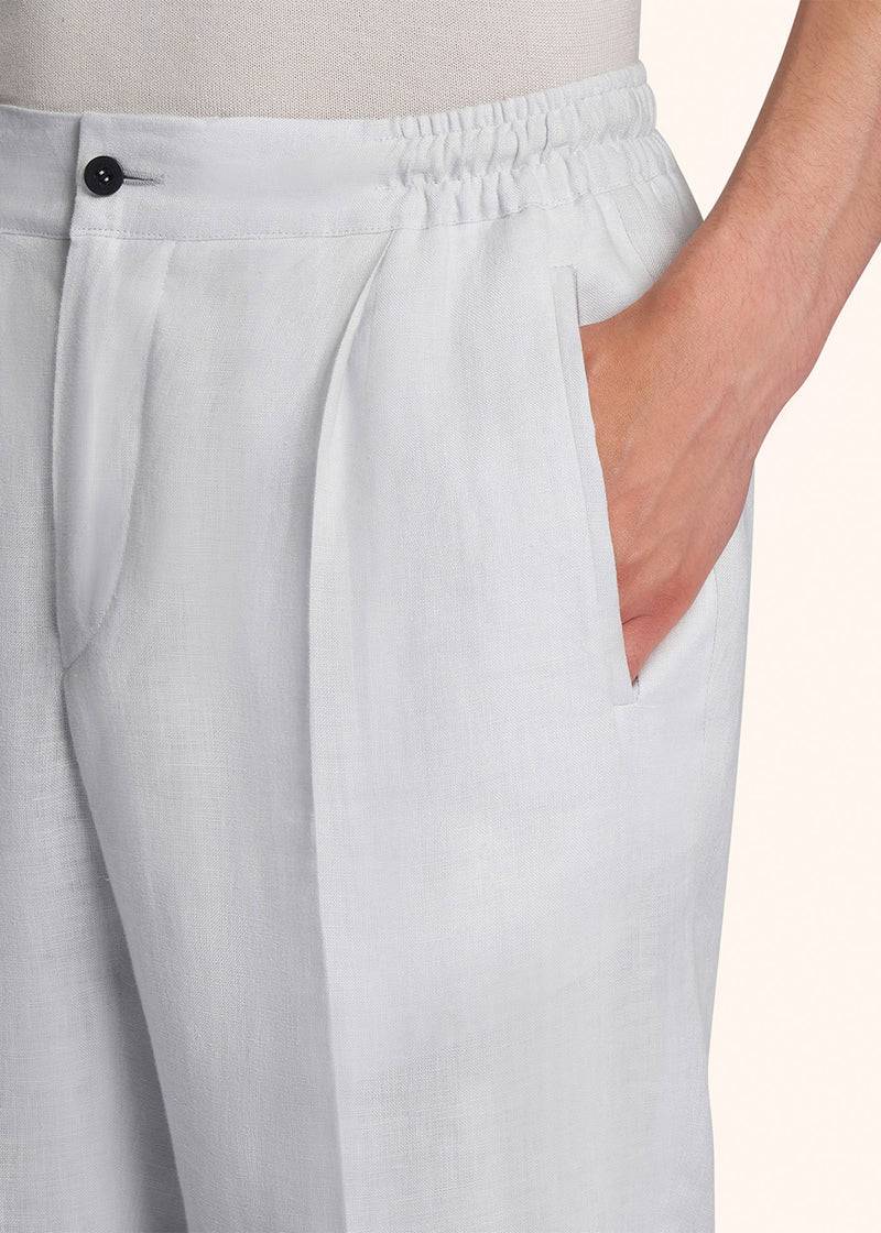 Kiton PANTALONI LINO UPN01H0883813 Promozione Limitata