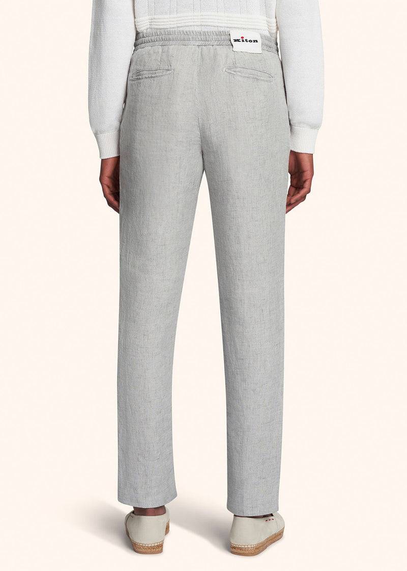 Kiton PANTALONI LINO UPLACK0613D01 Fino Al -60%