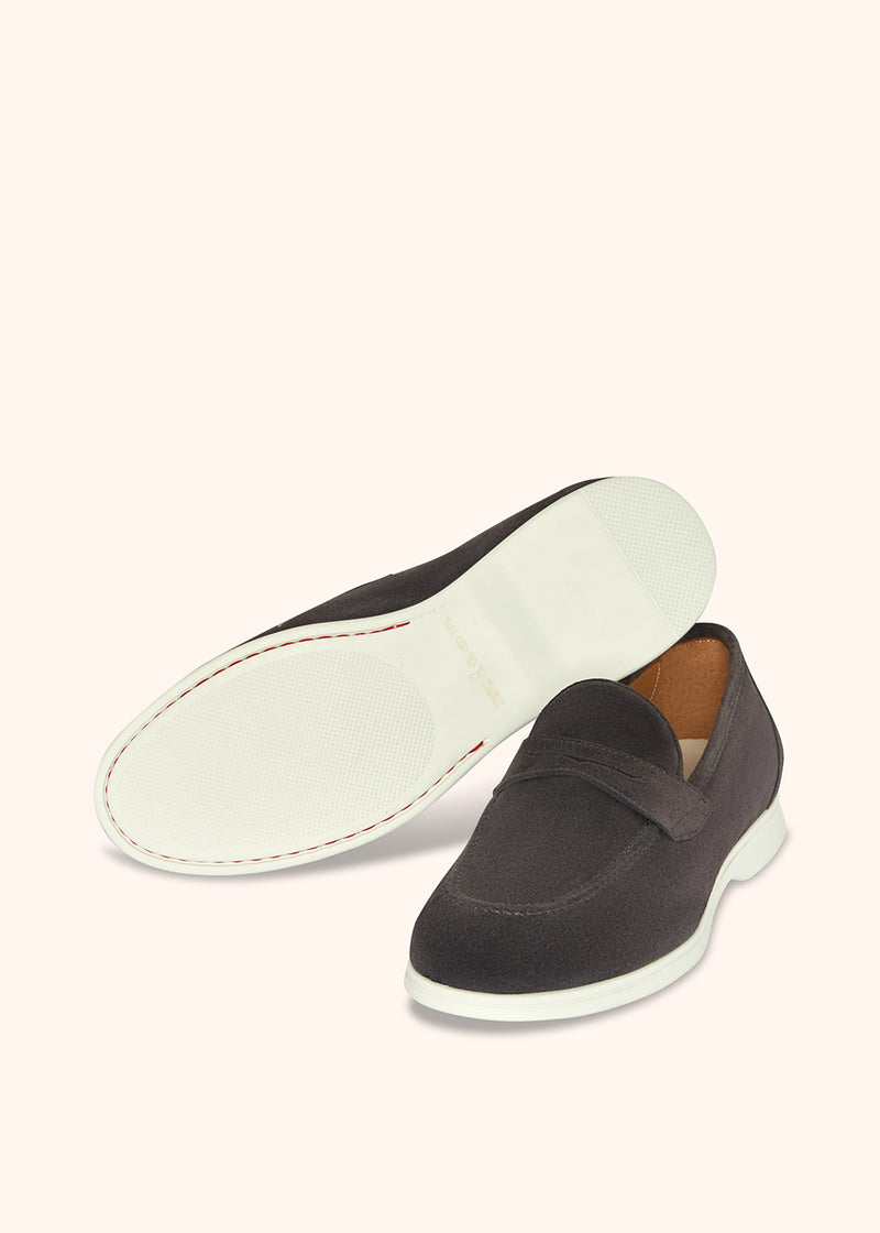 Kiton MOKA - MOCASSINO CALFSKIN USSA075N0097706 Moda