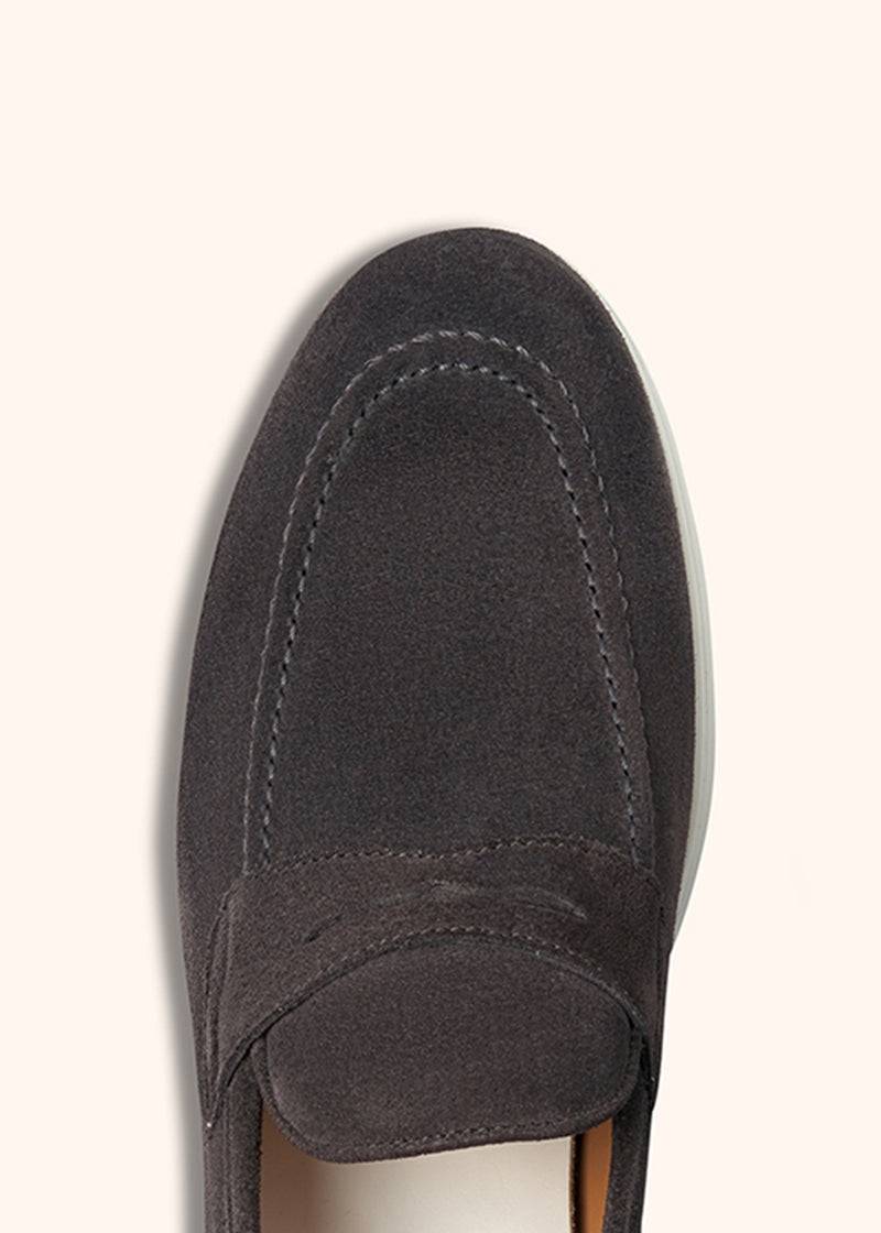 Kiton MOKA - MOCASSINO CALFSKIN USSA075N0097706 Moda