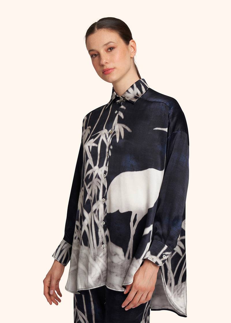 Kiton CAMICIA SETA D51402K0978C13 Sottocosto