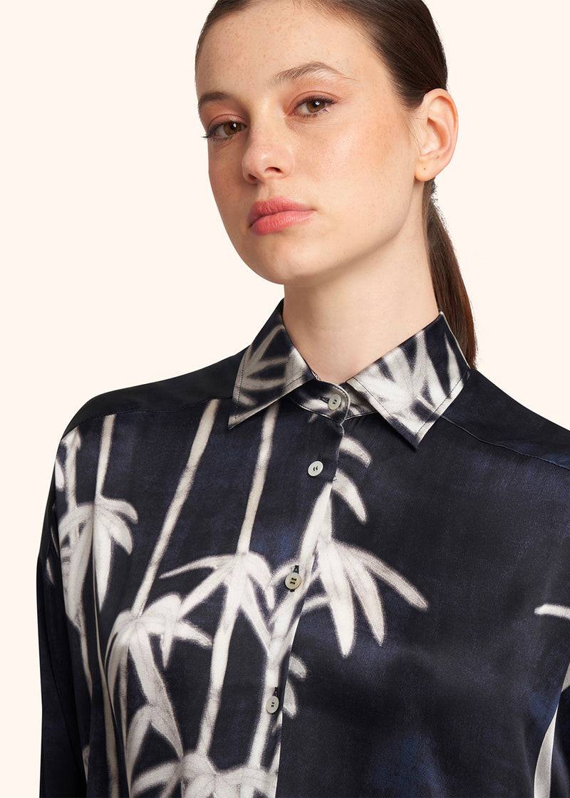 Kiton CAMICIA SETA D51402K0978C13 Sottocosto