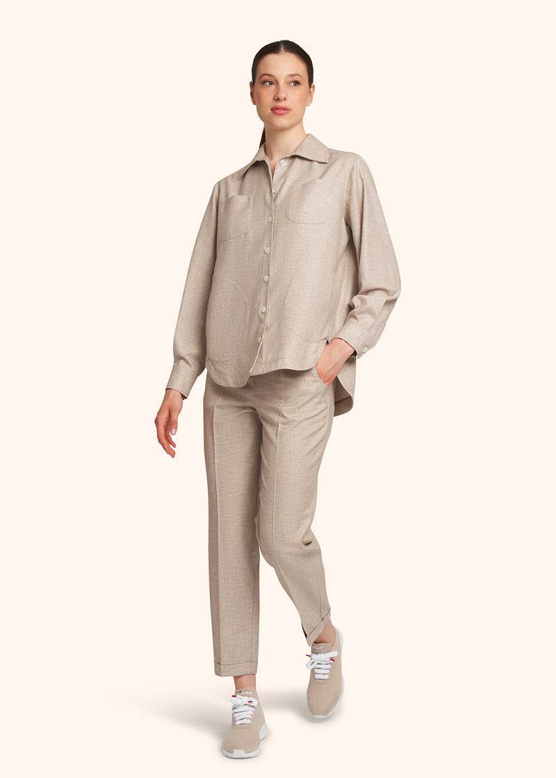 Kiton CAMICIA LANA VERGINE D50429K0627C09 Convenienza